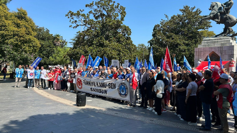 Türkiye Kamu-Sen Samsun’da İş Bıraktı: 